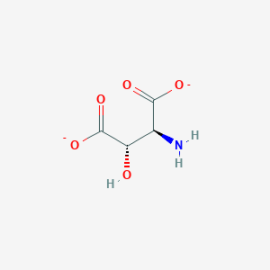 molecular formula C4H5NO5-2 B1239838 (3S)-3-羟基-L-天冬氨酸 (2-) 