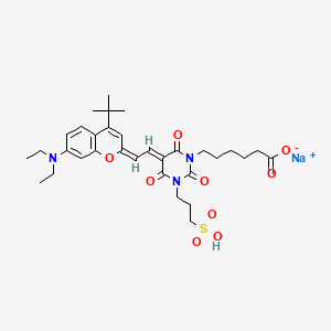 molecular formula C32H42N3NaO9S B12398381 Fluorescent red 610 