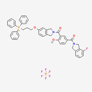 molecular formula C45H39F7N2O4P2 B12398383 Trap1-IN-1 