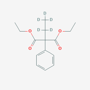 molecular formula C15H20O4 B123984 乙基乙基-d5-苯基丙二酸二乙酯 CAS No. 73738-03-1