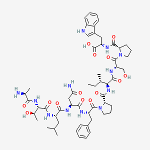 molecular formula C56H80N12O14 B12398400 HIV-1, HIV-2 Protease Substrate 