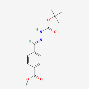 4-(tert-Butoxycarbonyl-hydrazonomethyl)-benzoic acid