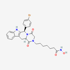 molecular formula C27H29BrN4O4 B12398450 Pde5/hdac-IN-1 