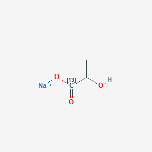 molecular formula C3H5NaO3 B12398467 Sodium L-lactate-13C3 