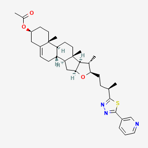 molecular formula C35H47N3O3S B12398491 Antitumor agent-64 