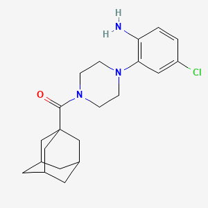 molecular formula C21H28ClN3O B12398496 FXR agonist 4 