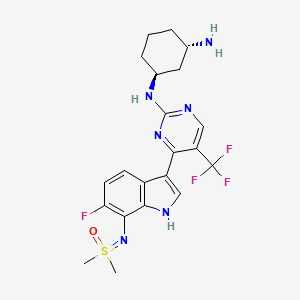 molecular formula C21H24F4N6OS B12398538 Cdk7-IN-15 