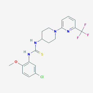 molecular formula C19H20ClF3N4OS B12398559 Usp8-IN-2 