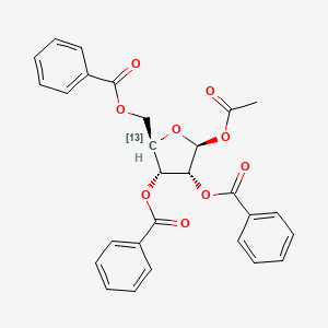 1-O-Acetyl 2,3,5-tri-O-benzoyl-beta-D-ribofuranoside-13C-1