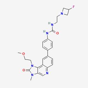 molecular formula C26H29FN6O3 B12398596 ATM Inhibitor-4 