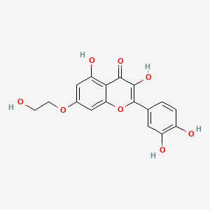 molecular formula C17H14O8 B1239860 7-O-(beta-Hydroxyethyl)quercetin CAS No. 51031-80-2