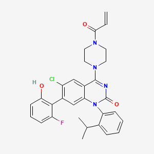 molecular formula C30H28ClFN4O3 B12398655 KRAS G12C inhibitor 47 