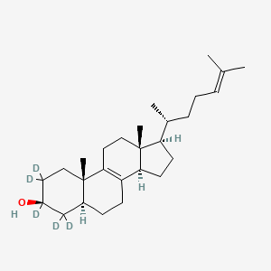 molecular formula C27H44O B12398716 Zymosterol-d5 