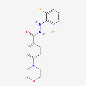 molecular formula C17H17Br2N3O2 B12398717 RdRP-IN-4 