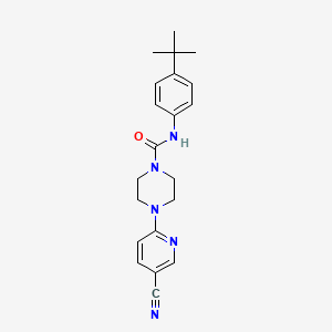 molecular formula C21H25N5O B12398723 Pantothenate kinase-IN-1 