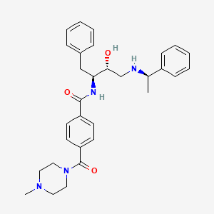 molecular formula C31H38N4O3 B12398736 Antimalarial agent 20 