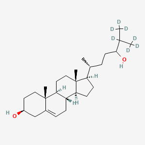 molecular formula C27H46O2 B12398741 24(RS)-Hydroxycholesterol-d7 