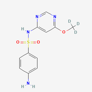 molecular formula C11H12N4O3S B12398743 Sulfamonomethoxine-d3 