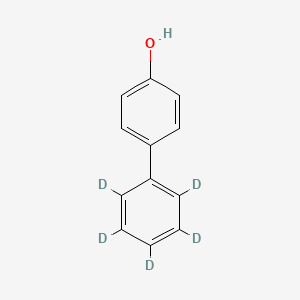 molecular formula C12H10O B12398755 4-Hydroxy biphenyl-d5 