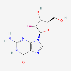 2-amino-9-[(2R,3S,5R)-3-fluoro-4-hydroxy-5-(hydroxymethyl)oxolan-2-yl]-1H-purin-6-one