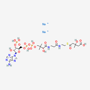 molecular formula C27H44N7Na2O20P3S B12398835 DL-3-Hydroxy-3-methylglutaryl coenzyme A (disodium) 