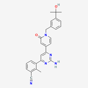 molecular formula C27H25N5O2 B12398846 A2AR-antagonist-1 