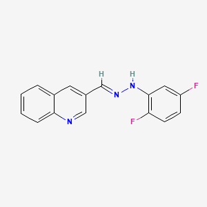 molecular formula C16H11F2N3 B12398851 Anti-MRSA agent 6 