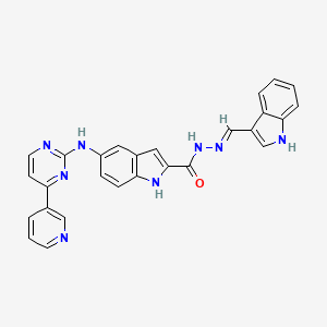 molecular formula C27H20N8O B12398856 Cdk9-IN-18 