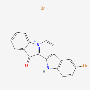 molecular formula C18H10Br2N2O B12398887 Anti-MRSA agent 2 