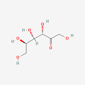 molecular formula C6H12O6 B12398892 D-Fructose-d-1 