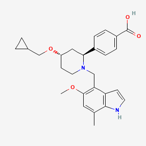 molecular formula C27H32N2O4 B12398969 Factor B-IN-5 