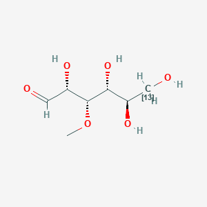 molecular formula C7H14O6 B12399043 3-O-Methyl-D-glucose-13C 