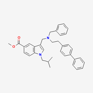 molecular formula C36H38N2O2 B12399123 SP inhibitor 1 