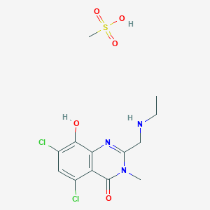 molecular formula C13H17Cl2N3O5S B12399127 Pbt434 mesylate 