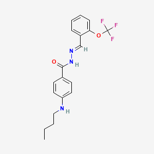 molecular formula C19H20F3N3O2 B12399144 Anticancer agent 99 