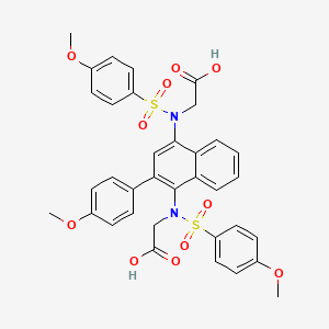 molecular formula C35H32N2O11S2 B12399159 Nrf2 activator-7 