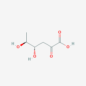 molecular formula C6H10O5 B1239917 2-dehydro-3-deoxy-L-fuconic acid 