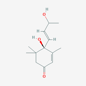 molecular formula C13H20O3 B1239918 (6R)-vomifoliol 