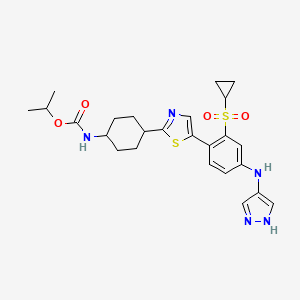 molecular formula C25H31N5O4S2 B12399180 Rad51-IN-7 