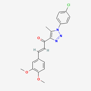 molecular formula C20H18ClN3O3 B12399183 Anticancer agent 56 