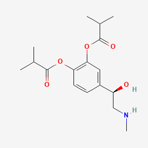 molecular formula C17H25NO5 B12399205 Dibutepinephrine CAS No. 2735735-23-4