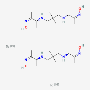 molecular formula C26H56N8O4Tc2 B1239921 Technetium (99Mtc) Exametazime 