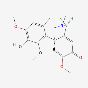 molecular formula C21H25NO5 B1239922 Androcymbine 