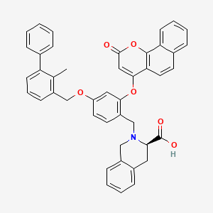 molecular formula C44H35NO6 B12399238 PD-1/PD-L1-IN-27 