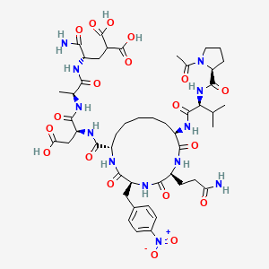 molecular formula C48H68N12O19 B12399245 Prmt5-IN-22 