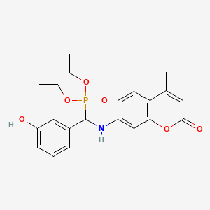 molecular formula C21H24NO6P B12399280 Antibacterial agent 126 