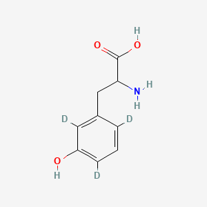 molecular formula C9H11NO3 B12399287 DL-m-Tyrosine-d3 