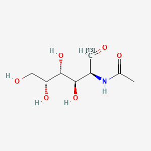 molecular formula C8H15NO6 B12399289 N-acetyl-D-talosamine-13C 