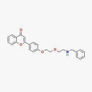 molecular formula C26H25NO4 B12399301 P-gp inhibitor FM04 