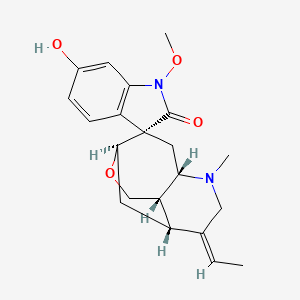 molecular formula C21H26N2O4 B12399316 (1R,2S,4S,7Z,8R,9S)-7-ethylidene-6'-hydroxy-1'-methoxy-5-methylspiro[11-oxa-5-azatricyclo[6.3.1.04,9]dodecane-2,3'-indole]-2'-one 